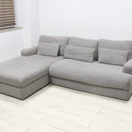 HALO ハロ カウチソファ PANAMA CHAISE LOUNGE SOFA パナマ シェーズロング ラウンジソファ グレー 買取