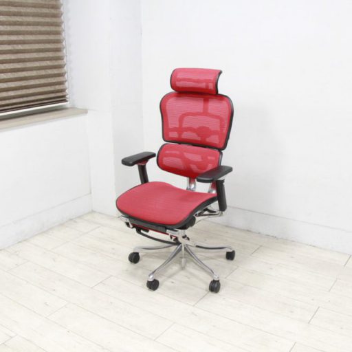 Ergohuman エルゴヒューマン オフィスチェア PRO ottoman プロオットマン ヘッドレスト付 最上位モデル