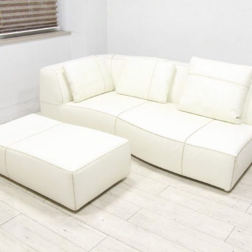 B&B ITALIA ビーアンドビー 2.5人掛け左アームソファ Bend Sofa ベンドソファ B214TS オットマン付 パトリシア ウルキオラ