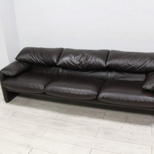 Cassina カッシーナ ３人掛けソファ 675 MARALUNGA マラルンガ 総革