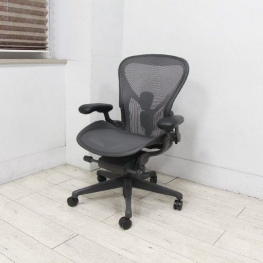 Herman Miller ハーマンミラー オフィスチェア Aeron Chair アーロンチェアリマスタード ポスチャーSL Bフル