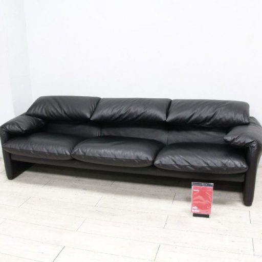 Cassina カッシーナ ３人掛けソファ 675 MARALUNGA マラルンガ 総革