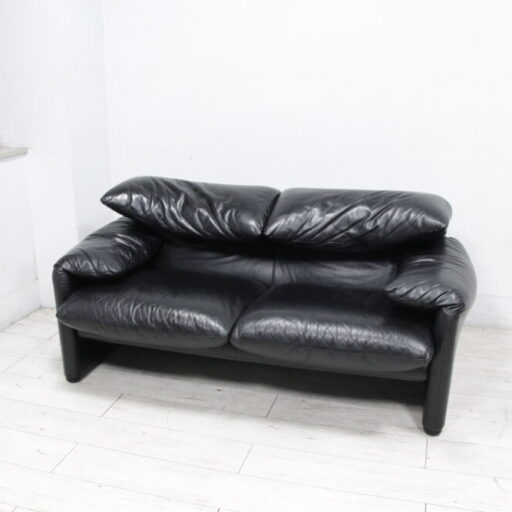 Cassina カッシーナ 2人掛けソファ 675 MARALUNGA マラルンガ 総革
