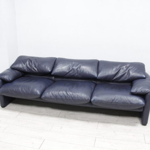 Cassina カッシーナ ３人掛けソファ 675 MARALUNGA マラルンガ 総革